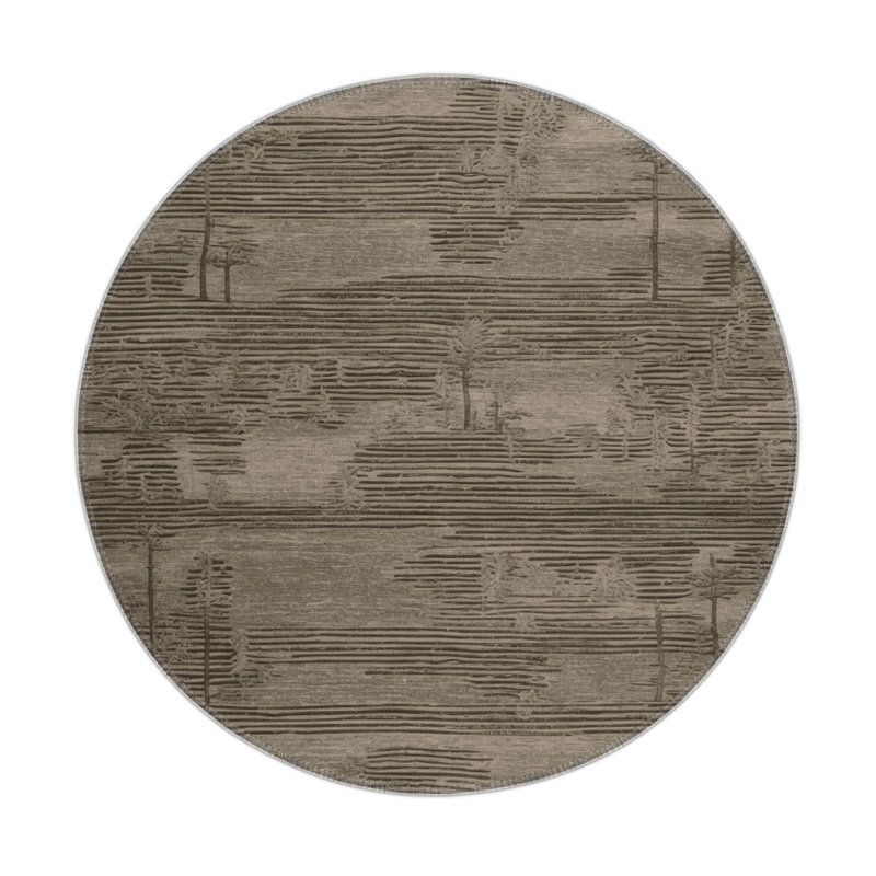 Tapis intérieur et extérieur ArtDeco, Rond 5 pi