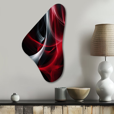 Clémétine - art mural asymétrique en forme de Boomerang abstrait