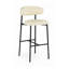 Tabouret de bar rembourré en cuir Lupita-840074840-840074842
