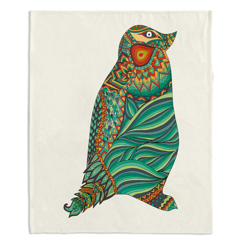 Hand Woven Throw Blanket, 51" W x 60" L