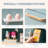 Playset 3 Wooden Refrigerator Play Kitchen Toy for Kids