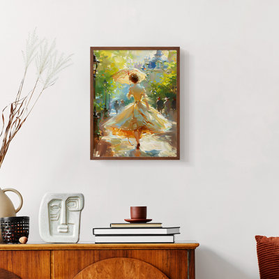 WOMEN-CCXXI - Reproduction d'art encadrée de qualité supérieure - prête à être accrochée