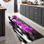 Tapis chic à motif floral pastel avec texture douce à poils longs pour rehausser le décor intérieur et le confort sous les pieds