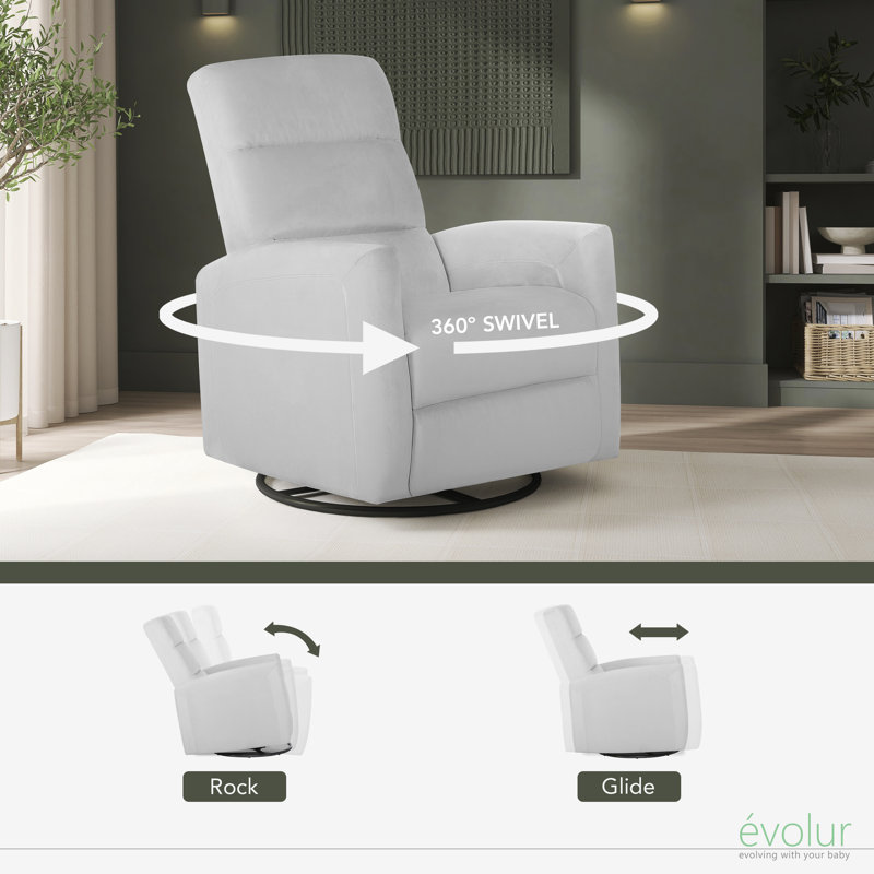 Swivel Glider, Gray