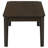 Albanne 3-piece Coffee and End Table Set Dark Brown