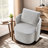 29.9" Upholstered Barrel Accent Chair with 360° Swivel Base for Living Room, Bedroom, Office or Hotel-1101887918