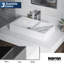 Diamant de 28 po Karran Lavabo vasque rectangulaire en quartz-63851087