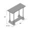 Console en bois massif 37,8 po Regan-15631172