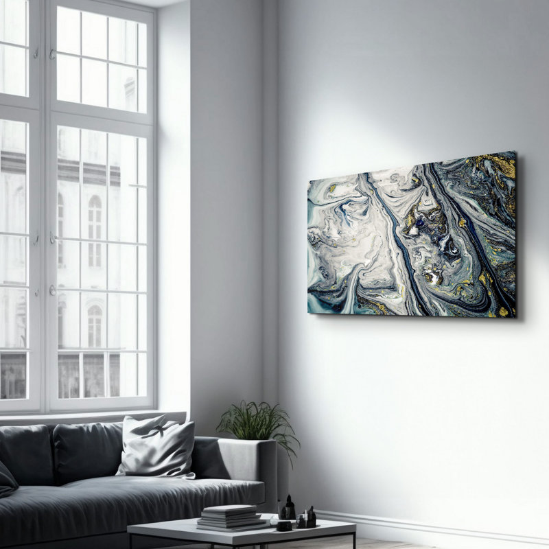Peinture décorative en verre trempé