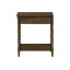 Table d'appoint en placage traditionnel avec tiroir de rangement et tablette inférieure, pour les espaces étroits dans la chambre ou le salon-1676931245-1676931234