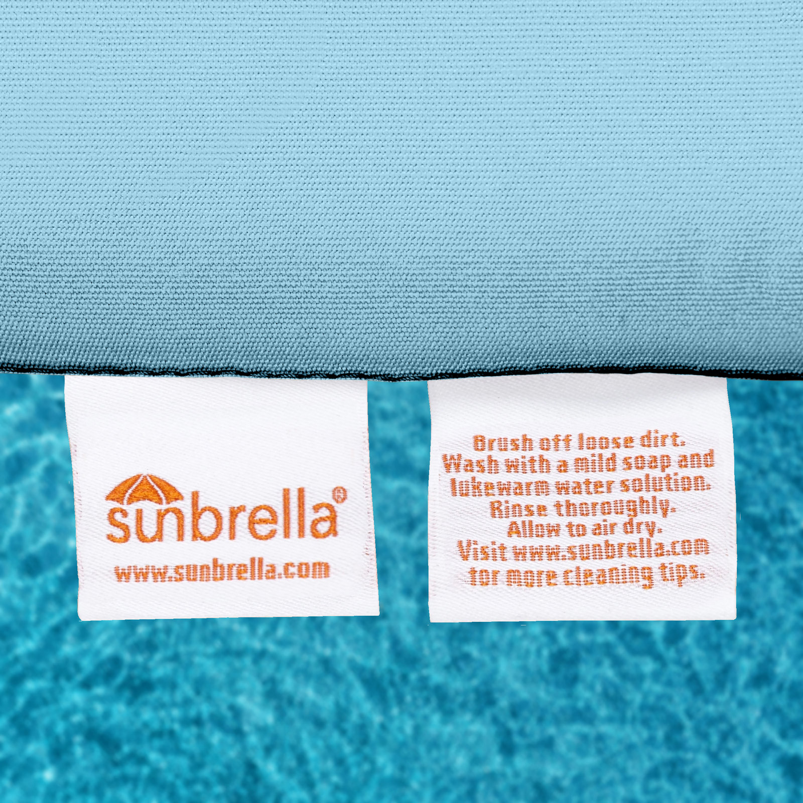 44" Sunbrella® Bench Cushion, Cast Horizon Sunbrella® Plainweave