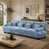 Chenille bleu