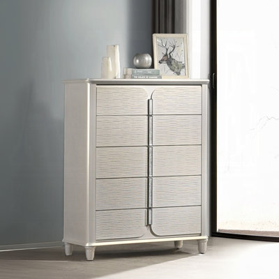 ACME Laveda Chest, Pearl White Finish