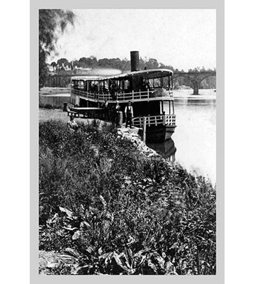 « riverboat »-reproduction de photo sans cadre