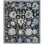 Harshang Floral Area Rug in Black-70573467