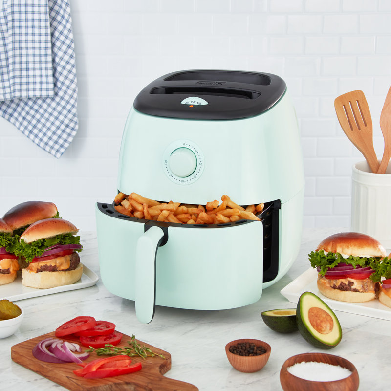 Friteuse à air de 6 pte DASH Tasti-Crisp, Vert