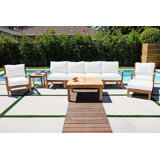 Huntington Outdoor 6 - Piece Teak Conversation Set