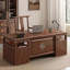 Nouveau bureau rectangulaire en bois massif brun de 62,99 po