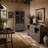 Rickey Solid Wood Cabinet, 36x16x77