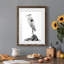 Shoreline Heron In B&W II - peinture encadrée-1032955108-1032955133