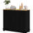 Balcony Cabinet - Solid Wood Countertop, 3 Drawers, Doors, Adjustable Shelf Distressed Black Garage Organization For Neat