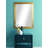 Orelie Wood Flat Wall Mirror-1485744810