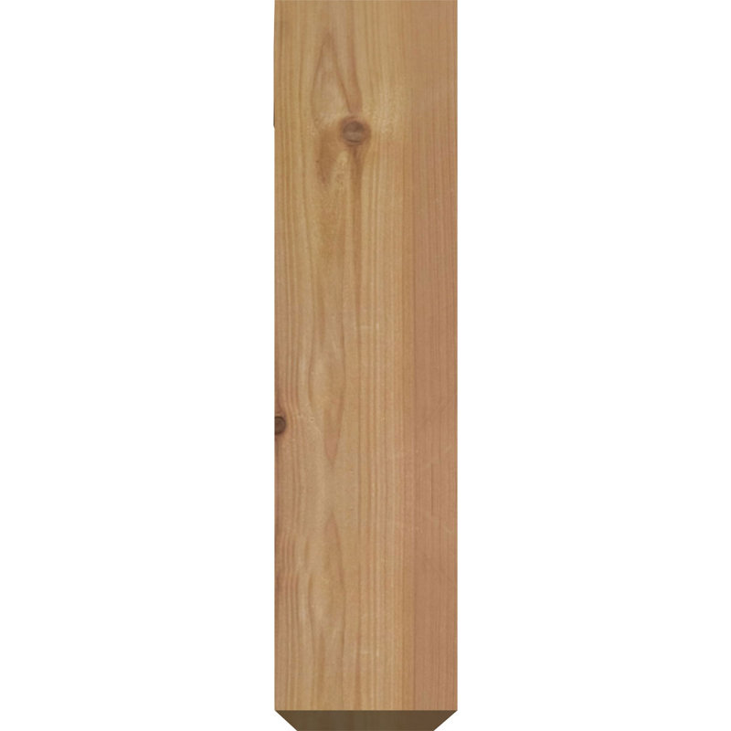 Support triple Ironcrest Maria 4 po Maria, H 18 po x P 15 1/2 po, Cèdre rouge de l'Ouest l 3 1/2 po x T 4 po (lisse