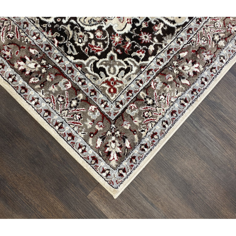 Tapis oriental beige / gris / blanc Odling