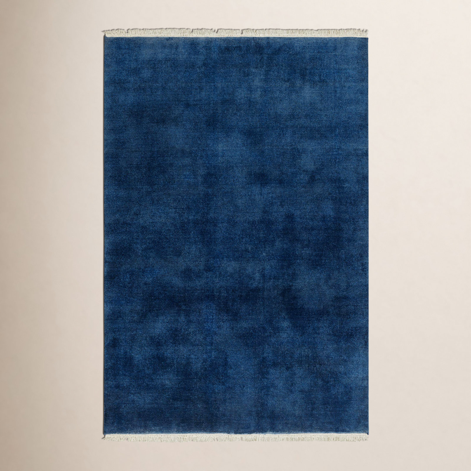 Clio Hand-Loomed Cream Wool Rug, Rectangle 8' x 10'