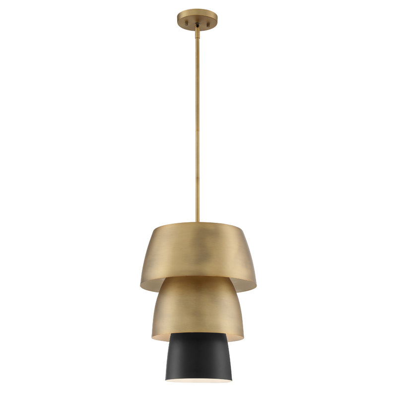 Luminaire suspendu à niveaux unique 1 lumière