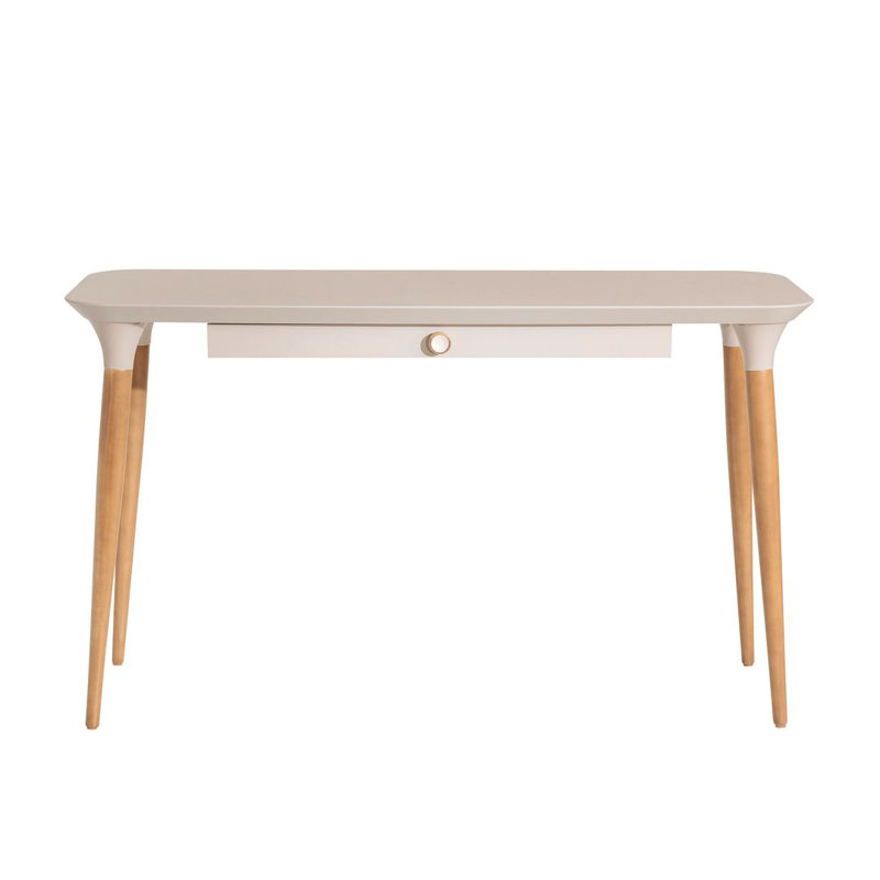Beyers Desk, Off White/Cinnamon