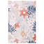 Tapis intérieur / extérieur à motif floral rose / gris Abdalah-2004133286
