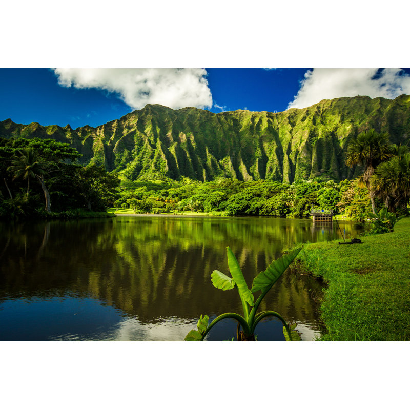 Koolau Mountains - Photographie sur toile tendue, H 32 po x l 48 po