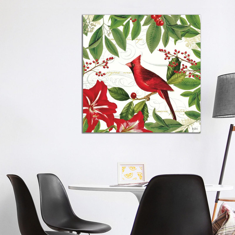 Christmas Garden V by Katie Pertiet - Wrapped Canvas Gallery-Wrapped Canvas Giclée, 93.98 cm H x 93.98 cm W x 1.91 cm D