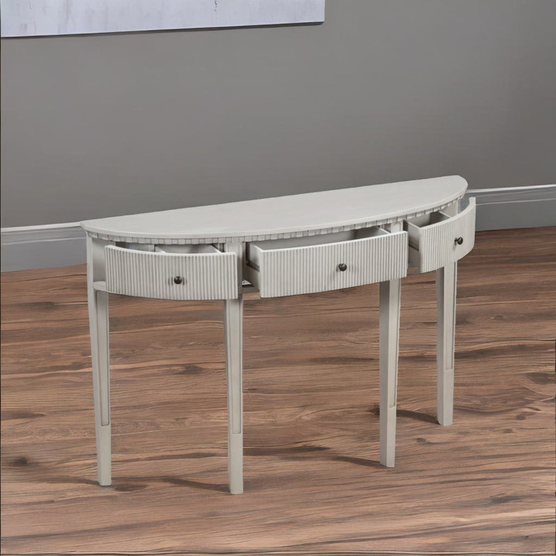 Console de 51,1 po Besart, Blanc