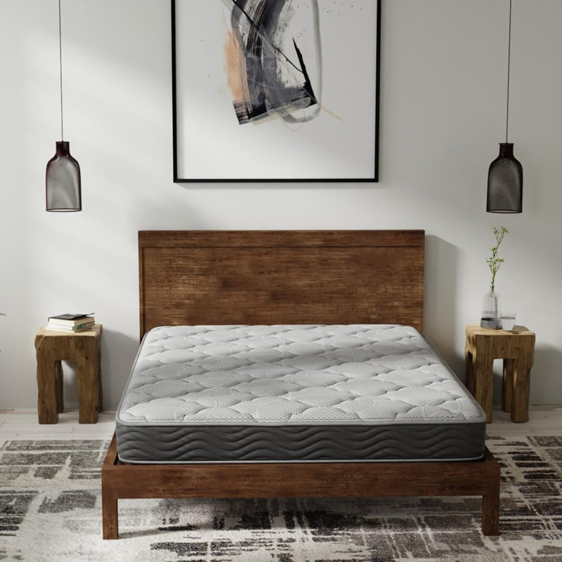 Matelas ferme de 8 pouces avec ressorts ensachés, Grand lit
