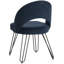 Chaise d'appoint rembourrée en velours Lisbon-22506780