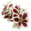 Bouquet de poinsettias artificiels 5 tiges