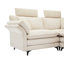 Canapé modulaire en velours côtelé avec 2 appuis-tête et - 4 canapé confortable pour le salon (chambre confortable de 85,8 po beige, appartement