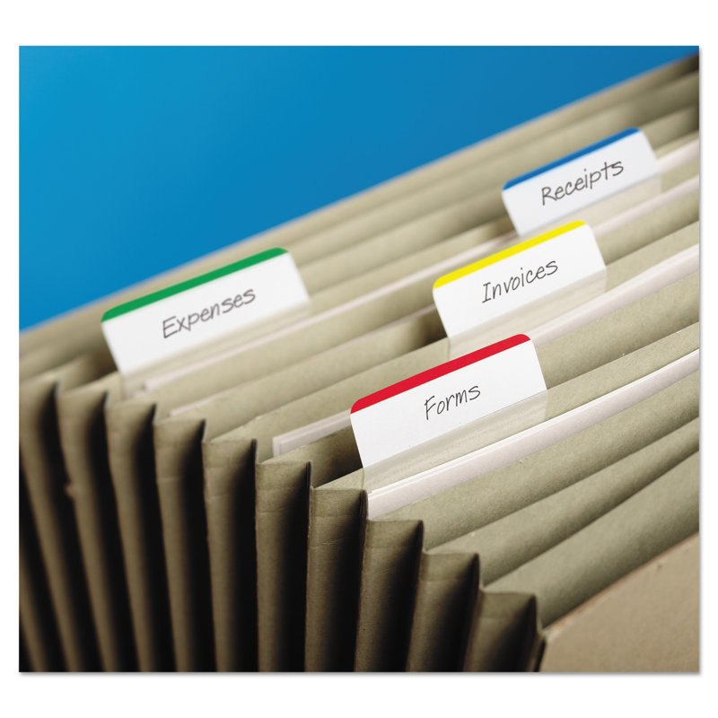 Post-it® Durable Hanging File Tabs Paper File Tab Labels