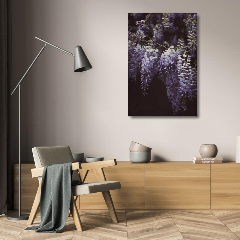 «Red Barrel Studio® Urquhart, Elizabeth Gallery», art sur toile tendue: Wisteria Cascade II, H 24 po x l 17 po