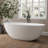 Forma 65'' Freestanding Bathtub Solid Surface Stone Resin Soaking Tub-92718544