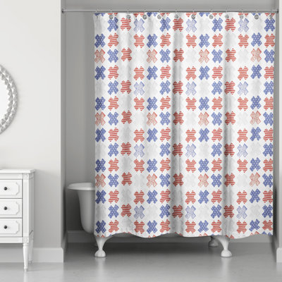Corington Geometric Shower Curtain