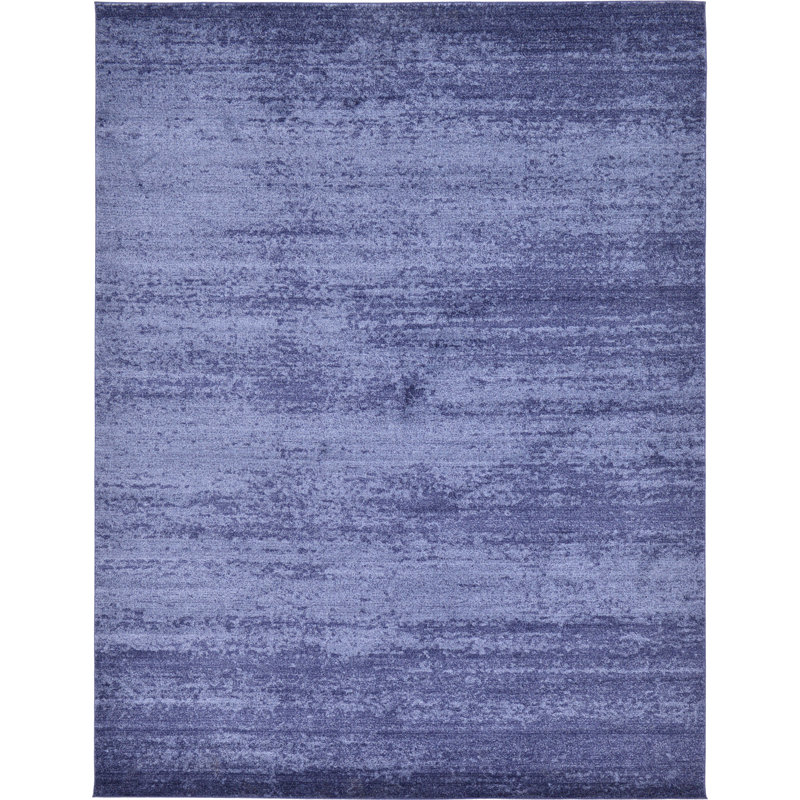 Tapis bleu marine Franchester, Rectangle 10 pi x 13 pi