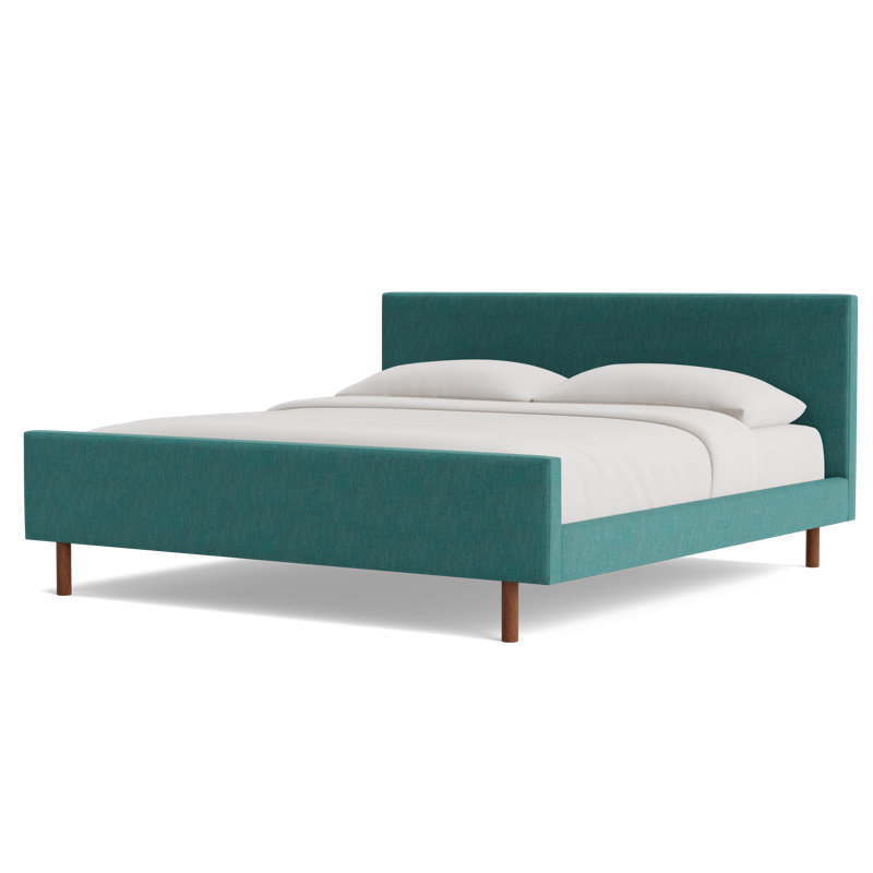 Skinny Fat Twin Bed, California King, Performance Weave - Spruce