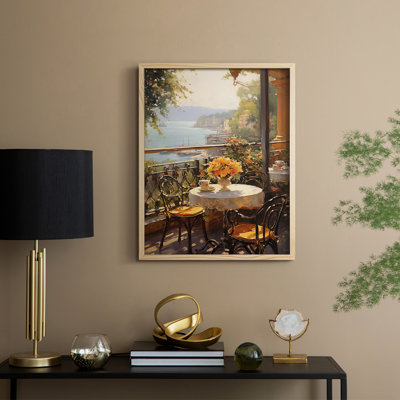 Reproduction encadrée FLORAL Series DCCXLVII - bois massif