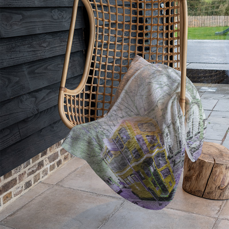 Pifer Quilted Throw Blanket, Yellow