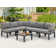 6 - Person Modular Patio Conversation Sets with Cushions