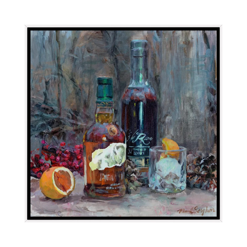 Print, 45.72 cm H x 45.72cm W x 4.445cm D, White