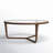 Ciro Solid Wood Glass-Top Round Coffee Table